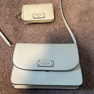 [sold] Kate Spade teal cross body and wallet